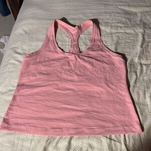 lululemon athletica Light Pink Racerback Tank Top